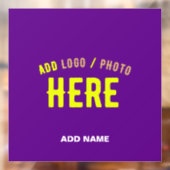 スタイリッシュ モダン カスタマイズ可能 インディゴ 認定 ブランド ウィンドウサイン (シート2)