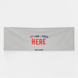 スタイリッシュ モダン カスタマイズ可能 灰認証 ブランド付き 横断幕