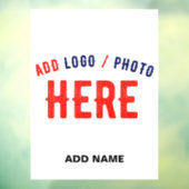 スタイリッシュ モダン カスタマイズ可能 白 検証済み ブランド ウィンドウサイン (シート3)