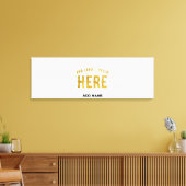 スタイリッシュ モダン カスタマイズ可能 白 検証済み ブランド キャンバスプリント (インサイチュ (リビング))