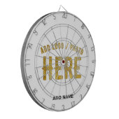 スタイリッシュ モダン カスタマイズ可能 白 検証済み ブランド ダーツボード (正面左)