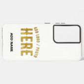 スタイリッシュ モダン カスタマイズ可能 白 検証済み ブランド SAMSUNG GALAXYケース (左側面)