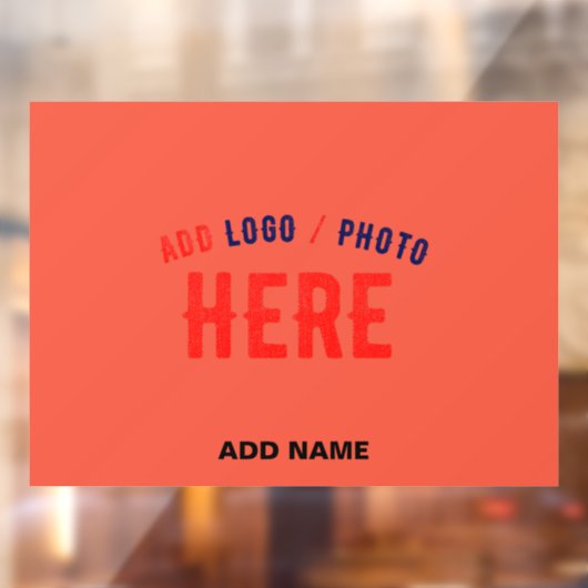 スタイリッシュ モダン カスタム トマト レッド 検証済み ブランド ウィンドウサイン (シート2)