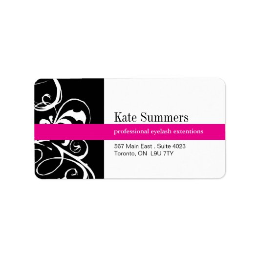 スタイリッシュ – ラベル (正面)