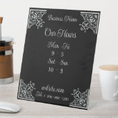 スタイリッシュ、ヴィンテージエレガント業務 台座サイン (インサイチュ)