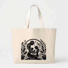 スタイリッシュ&実用的なママバッグ – 毎日に最適 ラージトートバッグ