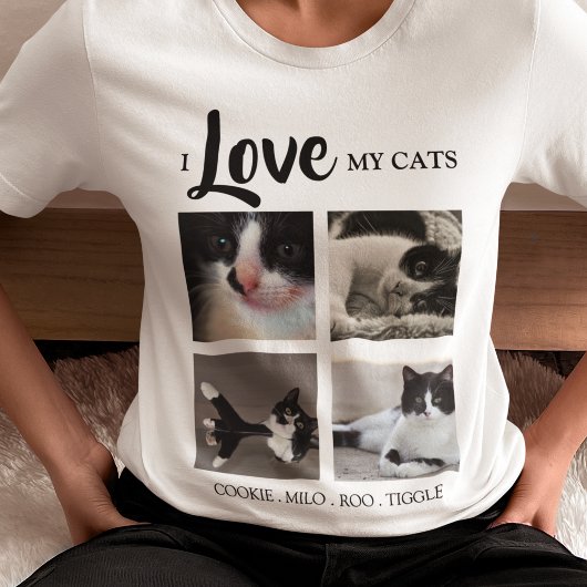 スタイリッシュ | 愛しの | 猫 | 写真 Tシャツ