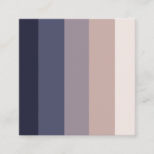 スタイリッシュ、洗練さコンテンポラリーれ、カスタマイズ可能 スクエア名刺 (正面)