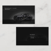 スタイリッシュ　自動車名刺 名刺 (正面/裏面)