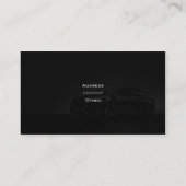 スタイリッシュ　自動車名刺 名刺 (裏面)