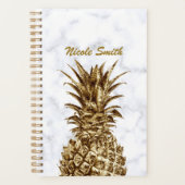 スタイリッシュ 金ゴールド プランナー手帳 (正面)