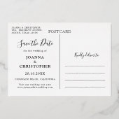 ‌ スタイリッシュ   19兆円 箔招待状 (裏面)