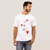 スタイリッシュ U R MY MVP バレンタイン Tシャツ (正面フル)