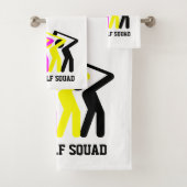 スタイリッシュCMYKゴルフ バスタオルセット (インサイチュ)