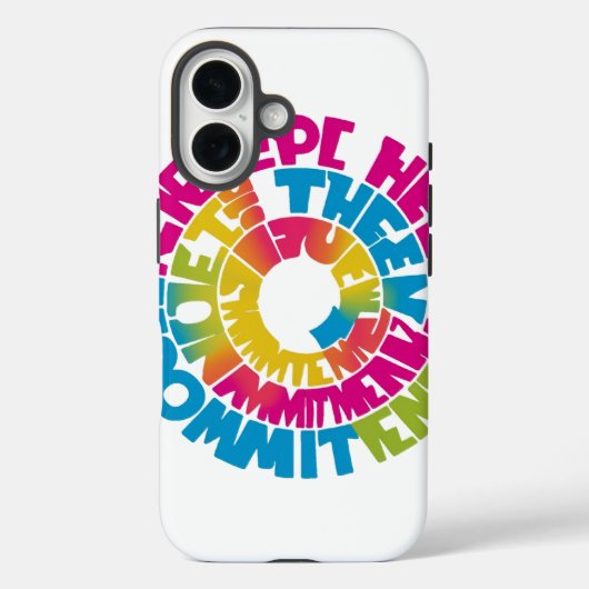 「スタイリッシュCommitment」 iPhoneカバー独占的 Case-Mate iPhoneケース (裏面)