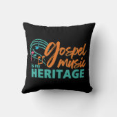 スタイリッシュGOSPEL MUSICは私の伝統 クッション (裏面)