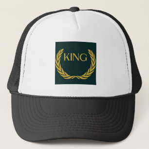 スタイリッシュKINGプリント パーソナライズド クラウン ロゴ フィット キャップ
