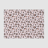 スタイリッシュPink Leopard Print Business Packaging 薄葉紙 (正面)