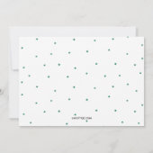 スタイリッシュSerif Christmas Holiday Photo in Pine シーズンカード (裏面)