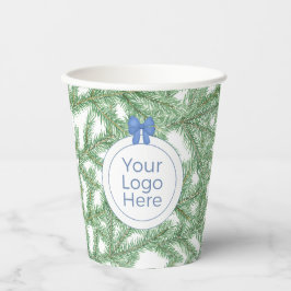 スタイリッシュSmall Business Clientのクリスマスパーティーロゴ 紙コップ