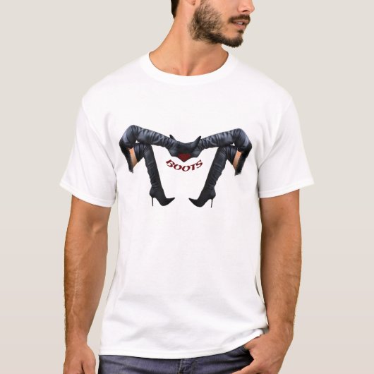 スタイリッシュStiletto Boot Art Tシャツ (正面)
