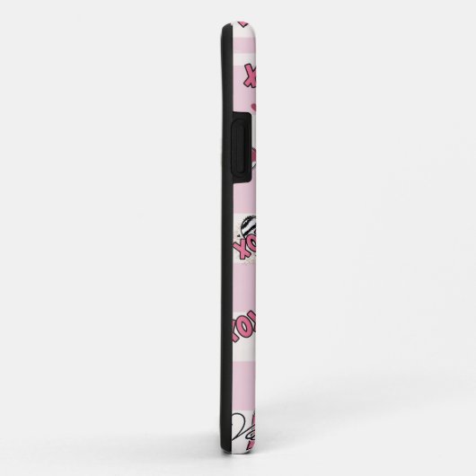 スタイリッシュXOXOバレンタインデーパターン(の模様が)ある Case-Mate iPhoneケース (裏面/右)