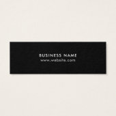 スタイリッシュYour Logo Minimalist白黒価格ラベル (裏面)