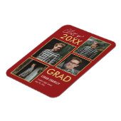 スタイリングギャラリー編集可能カラー卒業マグネット マグネット (左側)