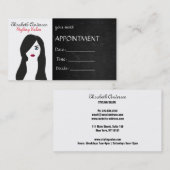 スタイリングヘアサロン 予約カード (正面/裏面)