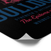 スタイリングヴィンテージイングリッシュブルドッグ ポスター (角)