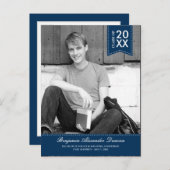 スタイリーステッチ卒業のお知らせ/招待状 インビテーションポストカード (正面/裏面)