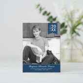 スタイリーステッチ卒業のお知らせ/招待状 インビテーションポストカード (スタンド正面)