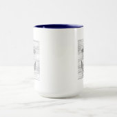 スタイルいかりおよびロープ マグカップ (中央)