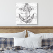 スタイルいかり及びロープ6 キャンバスプリント (インサイチュ (寝室))