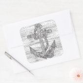 スタイルいかり及びロープ スクエアシール (封筒)