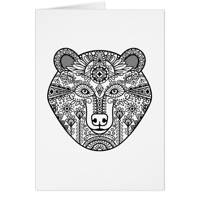 スタイルくまの頭部 (正面)