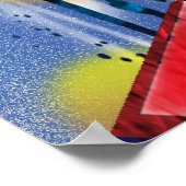 スタイルすごい化された人 |アーバンスプレーポイントロゴ ポスター (角)