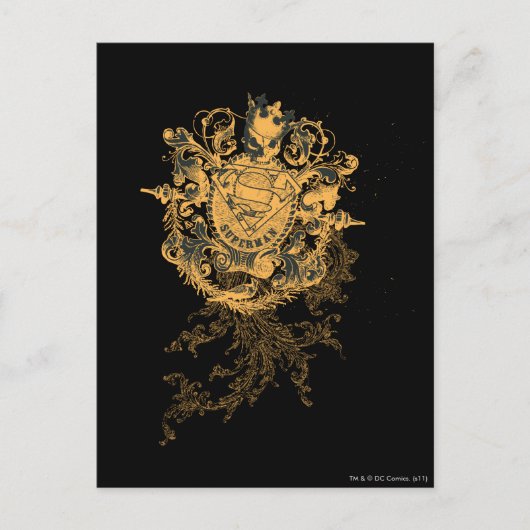 スタイルすごい化された人 |オレンジ色のハートベージュロゴ ポストカード (正面)