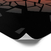 スタイルすごい化された人 |クラックルロゴ ポスター (角)