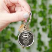 スタイルすごい化された人 |スターとスカルのロゴ キーホルダー (手)