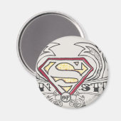 スタイルすごい化された人 |テクスチャロゴ マグネット (正面/裏面)