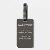 スタイルすごい化された人 |名誉、真実、正義のロゴ ラゲッジタグ (裏面縦)