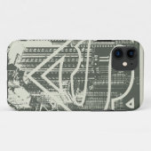 スタイルすごい化された人 |緑のメトロポリスロゴ Case-Mate iPhoneケース (裏面(横))