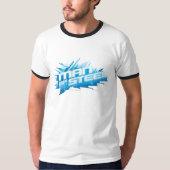 スタイルすごい化された人 Man of Steel - Ice Logo Tシャツ (正面)