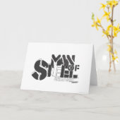 スタイルすごい化された人 Man Of Steel Lettersロゴ カード (黄色い花)