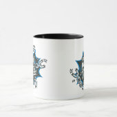 スタイルすごい化された人 Man of Steel Splash Logo マグカップ (中央)