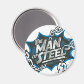 スタイルすごい化された人 Man of Steel Splash Logo マグネット (正面/裏面)