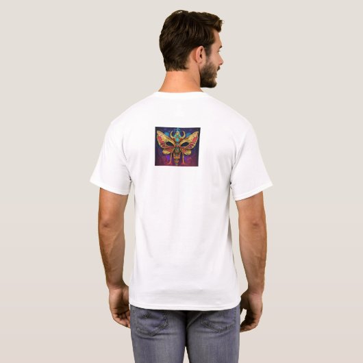 「スタイルでフラッタ」または「優雅の翼」 Tシャツ (裏面フル)