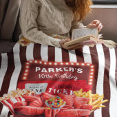 スタイルで寄り添う：映画ナイトシネマ誕生日 フリースブランケット