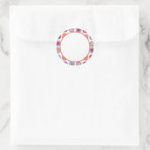 「スタイルで封じ込め：封筒クラシック丸シール ラウンドシール (バッグ)